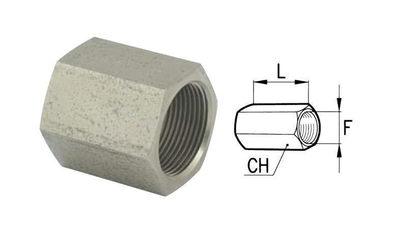 HYDRAULINEN ADAPTERI NAIS-NAIS 1/2