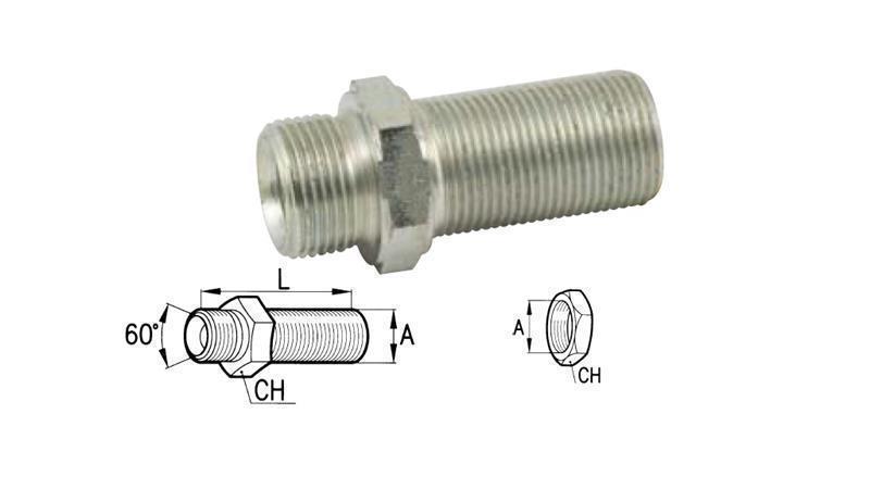 HYDRAULIK DUALVENTIL BSP VERLÄNGERT 3/8