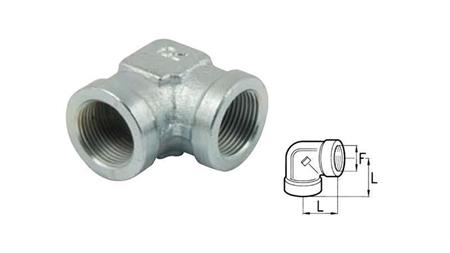 HYDRAULIKBIEGER 90° KURZ WEIBLICH-WEIBLICH 3/4