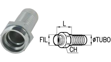 HYDRAULIKANSCHLUSS CEL 15 L MÄNNLICH DN10-M22x1.5