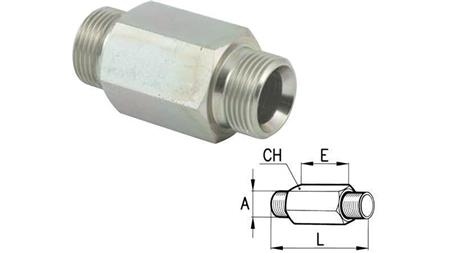 HYDRAULIKADAPTER MANN-MANN 1/4