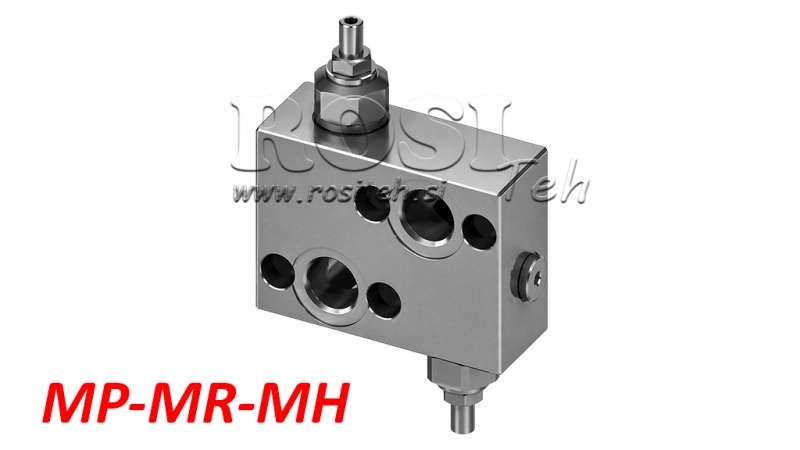 RÉGULATEUR DE PRESSION HYDRAULIQUE 10-180 BAR POUR MOTEUR HYDRAULIQUE MP-MR-MH
