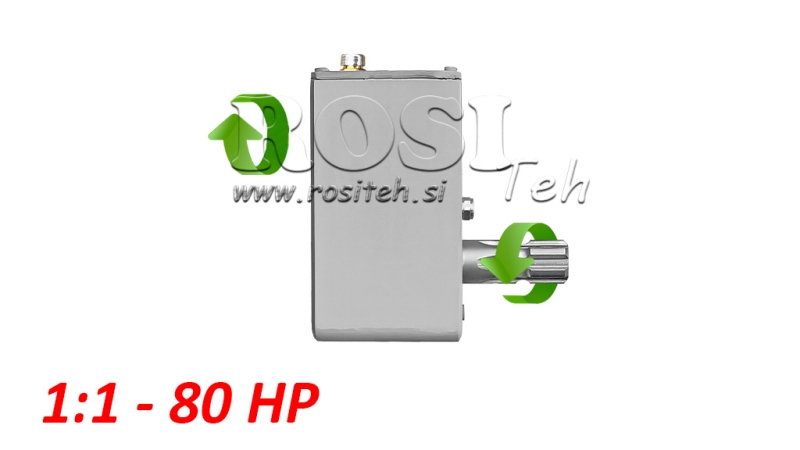 TRAKTORIN VAIHTEISTO - KÄÄNTÖ 1:1 (80HP-60KW) NAIS-MIES