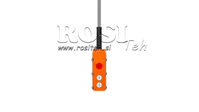 FERNSCHALTER-SET 2 TASTEN + NOT-AUS IM KOFFER MIT KABEL