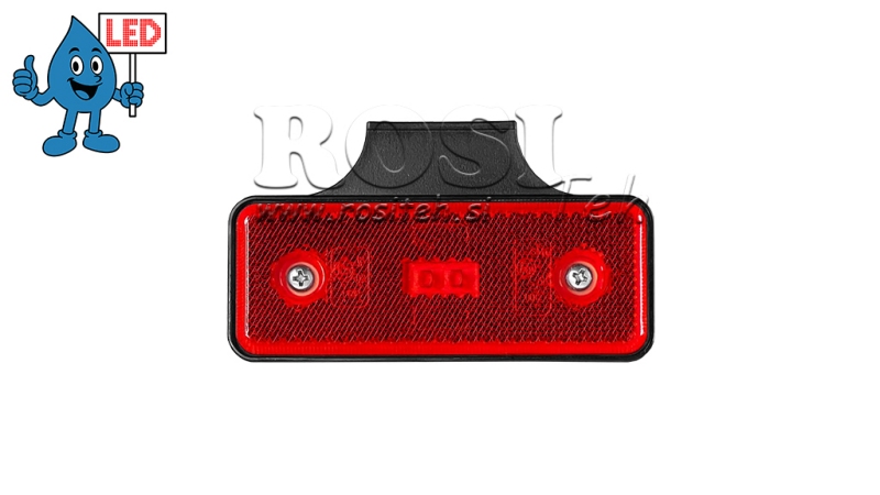 LED MARKIERUNGSLICHT ROT 12V
