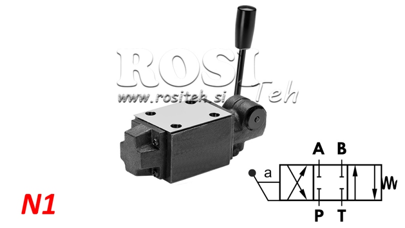 CETOP MANUELLES HYDRAULIKVENTIL N1