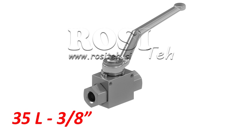 HYDRAULISCHER ABSPERRHAHN RS2 3/8 - 500BAR - 35 lit