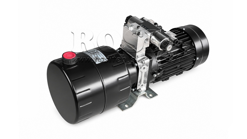 MINI CENTRALE HYDRAULIQUE 380V AC (1.5 kW) - 5.8 cc - 8.2 lit/min - réservoir 6 lit