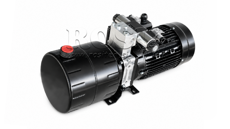 MINI HYDRAULIKAGGREGAT 230V AC (1,5 kW) - 5,8 cc - 8,2 lit/min - tank 6 lit