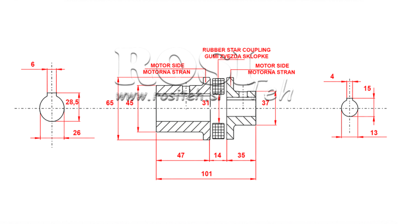 KUPPLUNGSATZ VON BENZ. MOTOR + HI-LO PUMPE 16GPM