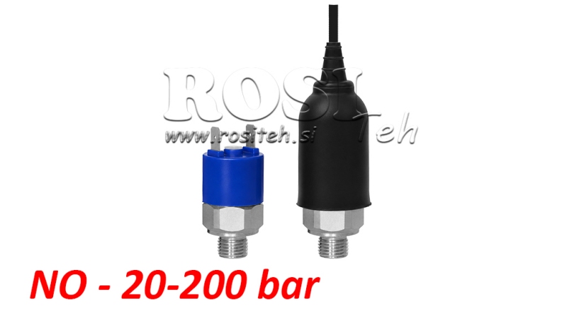 HIDRAVLIČNO TLAČNO STIKALO K4 - NO 20-200 BAR (MAX.300BAR)