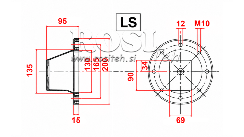 HIDRAVLIČNA PRIROBNICA - ZVON LS201 (EM0,55-1,5kW/GR1)