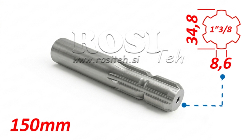 KARDANSKI NASTAVEK 1-3/8 STANDARD (150 mm)