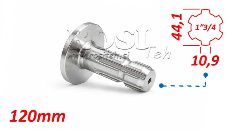 KARDANSKI NASTAVEK S PRIROBNICO 1-3/4 (120 mm)