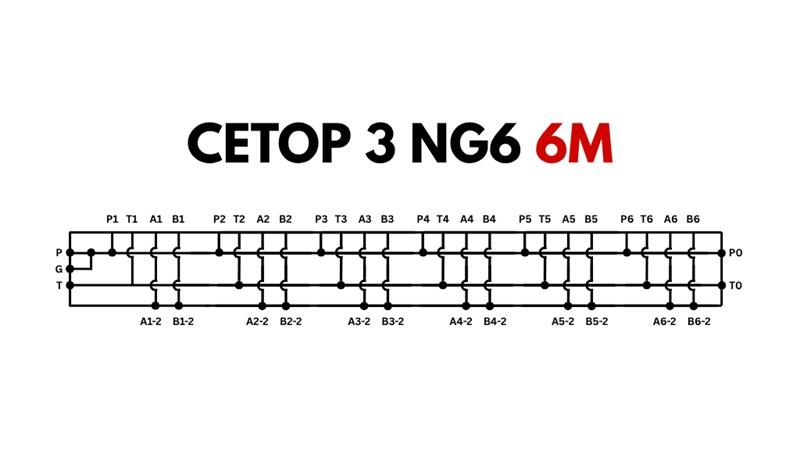 SOCKEL CETOP3 NG6 6M