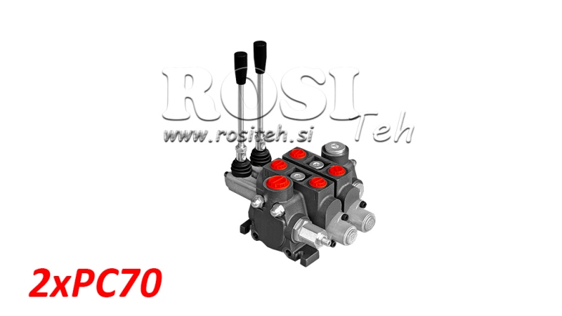 HYDRAULIKVENTIL 2xPC70