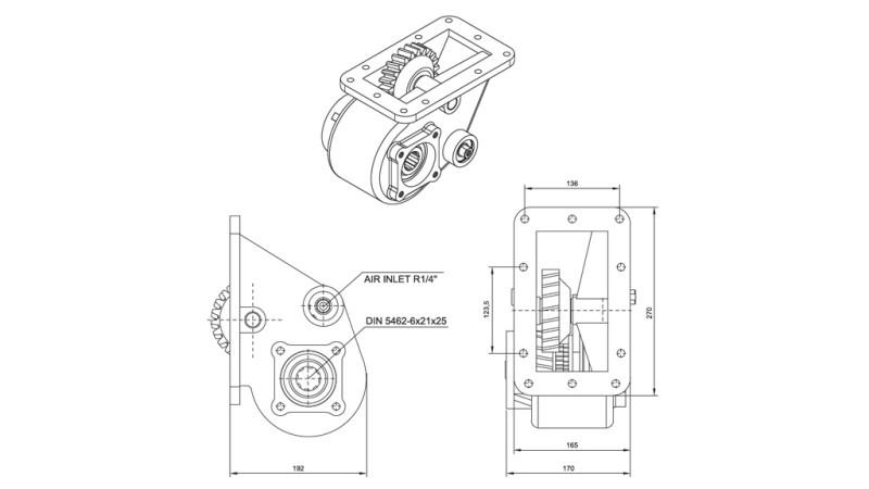 HYDRAULIPUMPUN MITAT - SCANIA GR 871