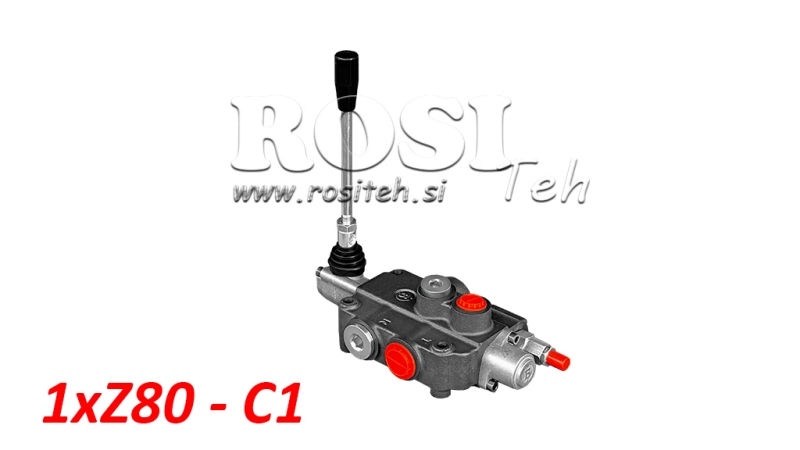HYDRAULIKVENTIL 1xZ80 + EINFACHWIRKENDE FUNKTION C1