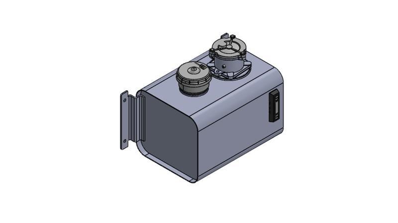 METALLTANK OBEN 20 Lit 265x290x400mm