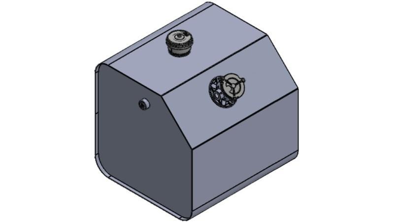 KOVINSKI REZERVOAR TOP 250 Lit 600x600x800mm