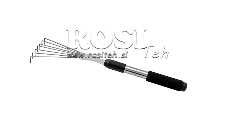 KLEINER RECHEN MIT ALUMINIUMSTIEL