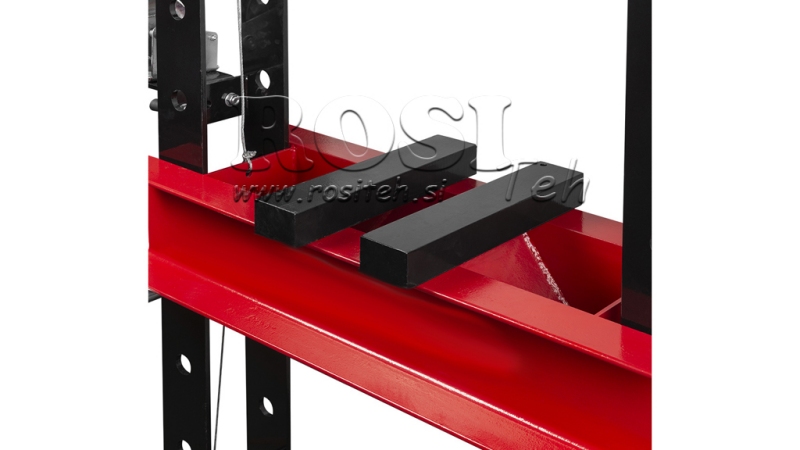 HYDRAULISCHE WERKSTATTPRESSE FÜR LAGER 50T - Doppelpumpe