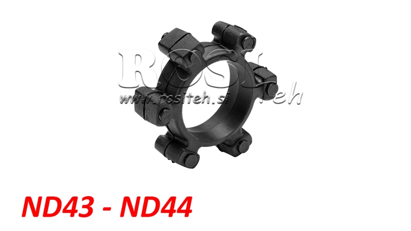 STERNKUPPLUNG FÜR GUMMIEINSATZ ND43-ND44 (104mm)