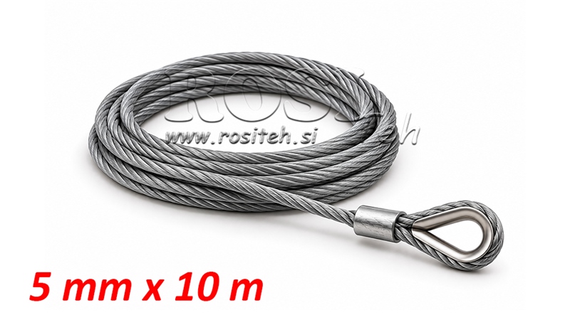 KUNSTSTOFFSEIL FÜR SEILWINDE RS-3500 - 1585 kg