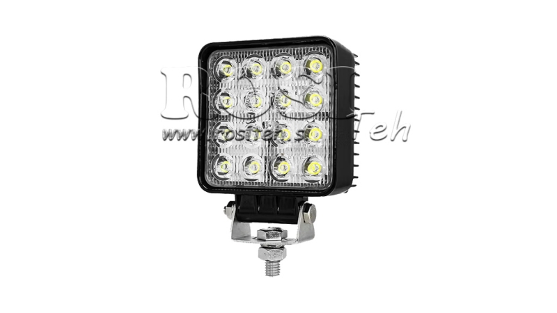 LED DELOVNA SVETILKA - LUČ 16 LED 48W 12V-24V