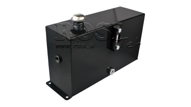 METALLTANK 12 LITER WÜRFEL 255x120x450mm VOLLSTÄNDIG MIT AUSRÜSTUNG