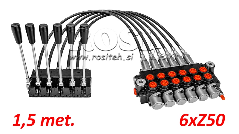 KIT 6xZ80 + JOYSTICK 1 POSITION L1500