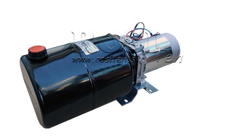 MINI HYDRAULIKAGGREGAT 24V DC - 2.2kW = 2.1cc - 8 lit - einrichtungsbau (Metall)