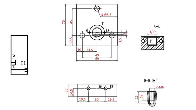 OUTLET SEGMENT FÜR YEAT-MONTAGEVENTIL