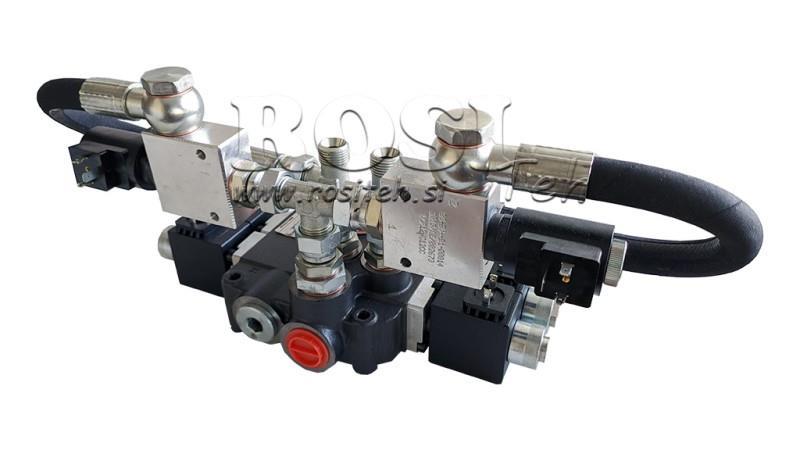 HYDRAULIKVENTIL 2xZ80 12V DC MIT SCHWIMMFUNKTION