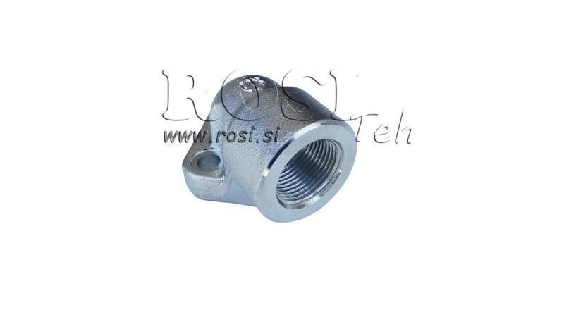 PUTKIKONNEKTORI 1 - KULMAFLANSSI fi 50