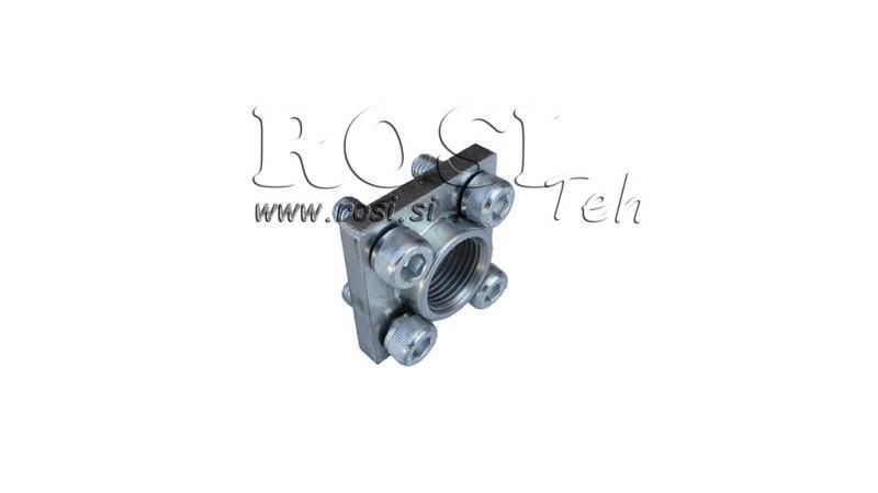 PUTKILIITOS 3/8 - TASAPINNAN FLANSSI fi 30