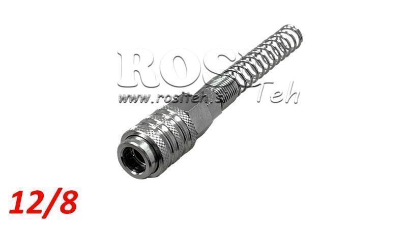 PNEVMATSKA HITRA SPOJKA ŽENSKA VZMET 12/8 - DN7,2