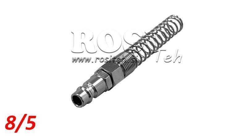 PNEUMATISCHE SCHNELLKUPPLUNG MÄNNLICH FEDER 8/5 - DN7.2