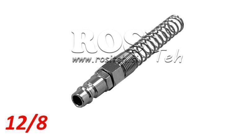 PNEVMATSKA HITRA SPOJKA MOŠKA VZMET 12/8 - DN7,2
