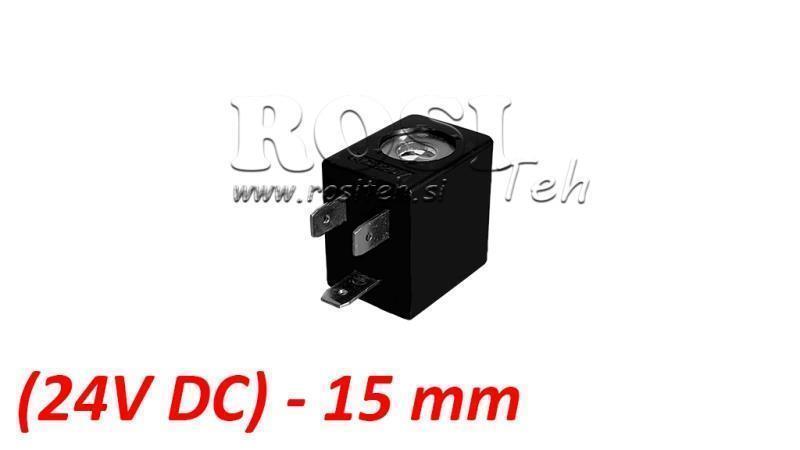 (15) EL. MAG. SPULE 24V DC 2.5W FÜR PNEUMATISCHESVENTIL 1/8