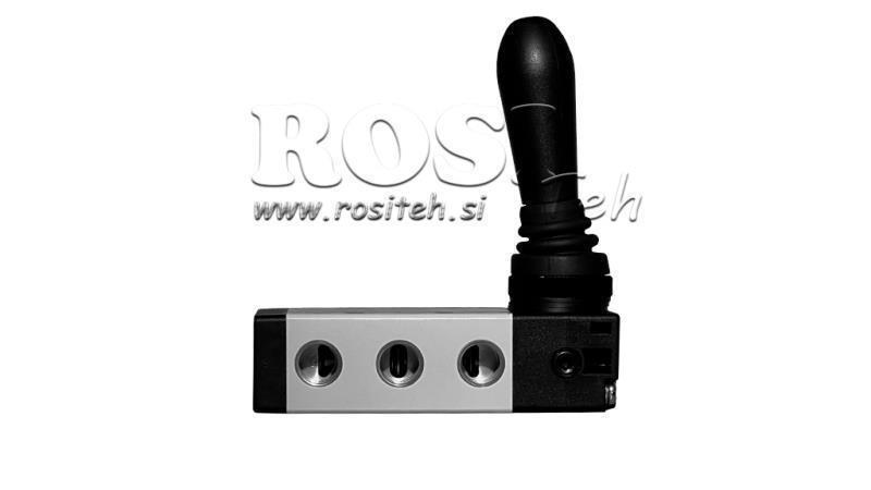 PNEUMATISCHES MANUELLES VENTIL 5/3 1/4 PRT-0852-ARR MANUELLE RÜCKGABE