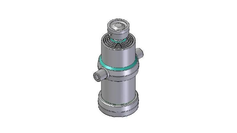4071S - TELESCOPIC CYLINDER STANDARD/BALL 4 STAGES STROKE 970 DIAMETER 170
