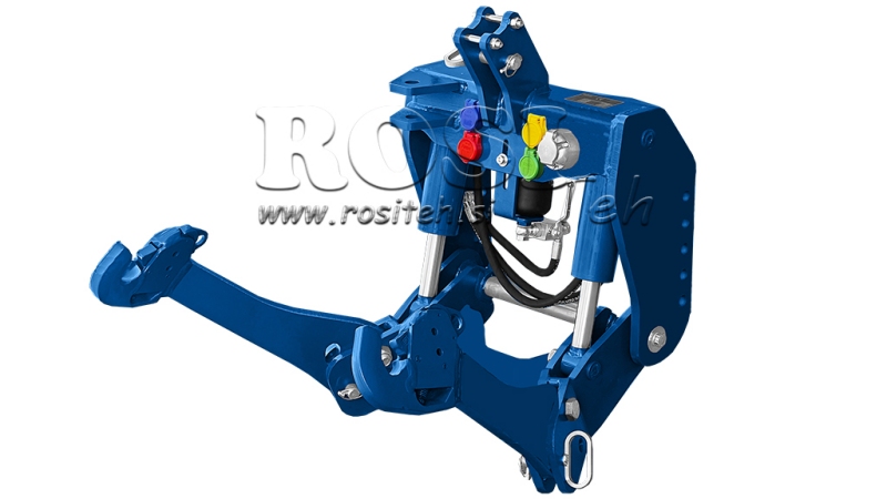 UNIVERSALE FRONTHYDRAULIK KAT 2 FÜR TRAKTOR 1500kg - BLAU (RAL 5017)