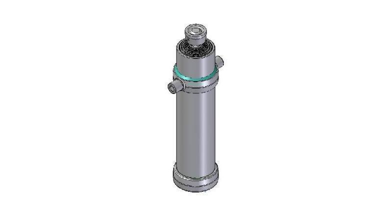 6025S -TELESCOPIC CYLINDER STANDARD/BALL 6 STUFEN HUB 3585 DURCHMESSER 170