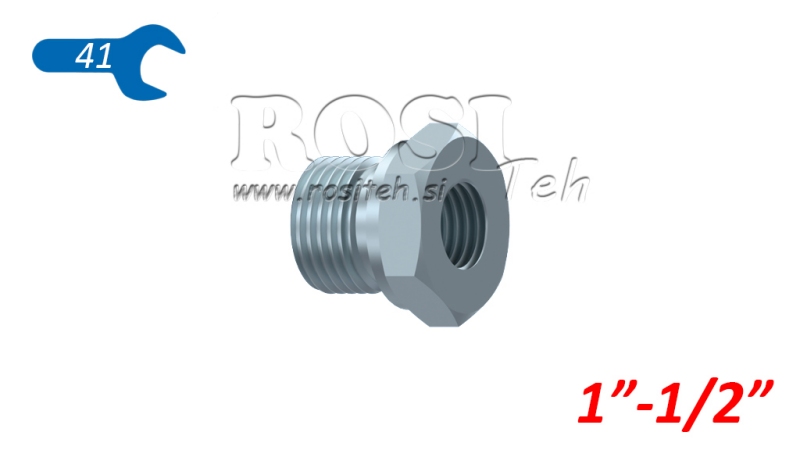 HYDRAULIKADAPTER MÄNNLICH-WEIBLICH 1-1/2