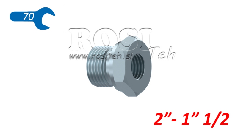 HIDRAVLIČNI ADAPTER MOŠKI-ŽENSKI 2 - 1 1/2