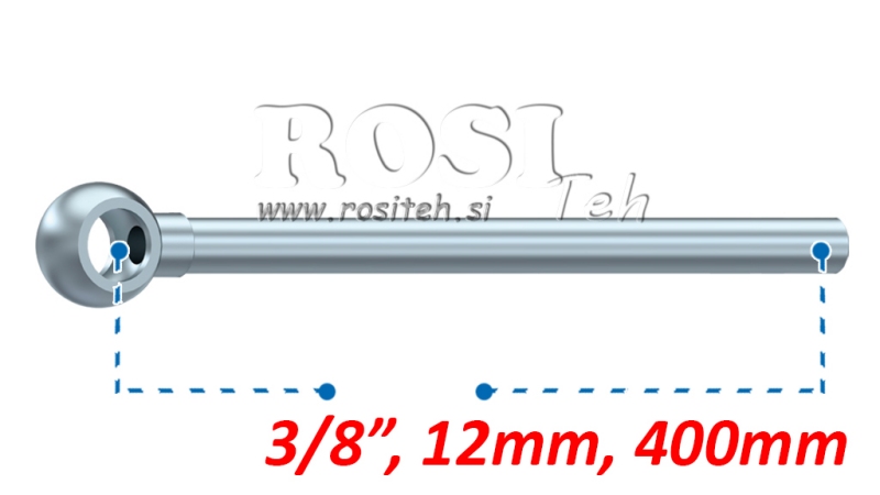 KOVINSKA CEV BANJO 3/8 400mm