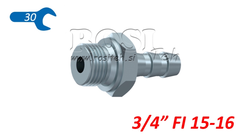 HYDRAULIKANSCHLUSS - MÄNNLICH 3/4