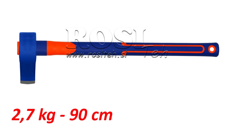 HOLZSPALTER AXT MIT CARBONSTIEL - A623 2,7 kg - 90 cm