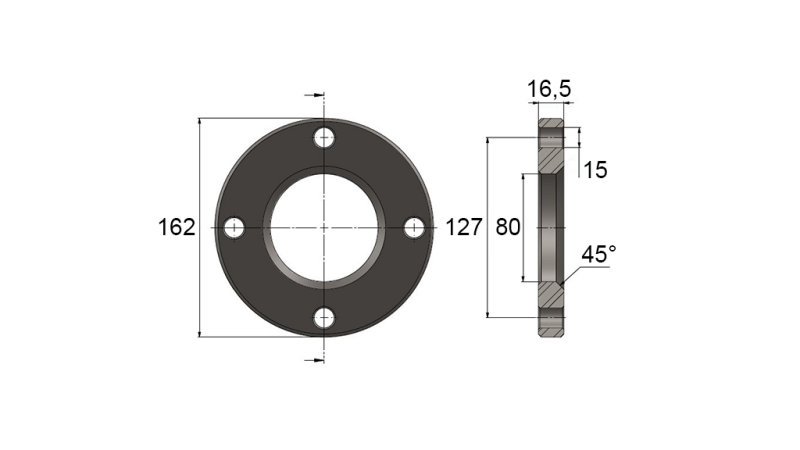 BRIDE DE FIXATION POUR VERIN AL.70